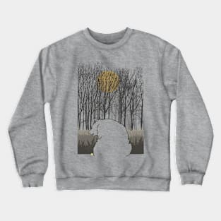 The bear and his forest Crewneck Sweatshirt